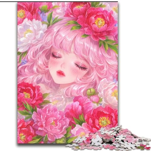 Puzzle für Teenager, 1000 Teile, Anime-Mädchen, Spielzeug, Lernspiele, Stressabbau, tolle Geschenke und Spielzeuge, 50x75cm von LYXIANY