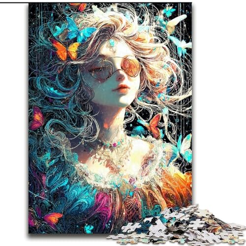 Puzzle für Teenager, 1000 Teile, Anime-Mädchen, Spielzeug, Lernspiele, Stressabbau, tolle Geschenke und Spielzeuge, 50x75cm von LYXIANY