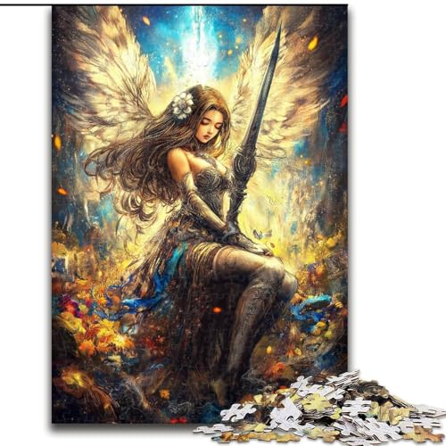 Puzzle für Teenager, 1000 Teile, Anime-Mädchen, Spielzeug, Lernspiele, Stressabbau, tolle Geschenke und Spielzeuge, 50x75cm von LYXIANY