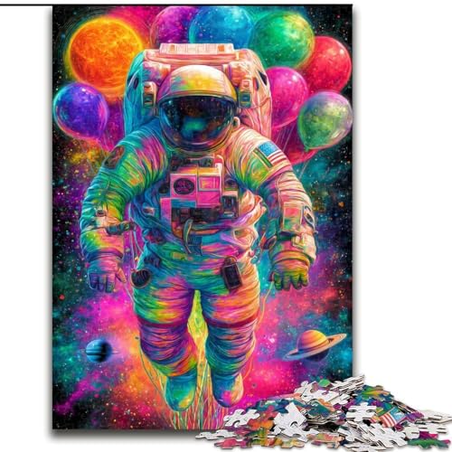Puzzle für Teenager, 1000 Teile, Astronaut, Spielzeug, Denkspiel, stärkt die Liebe zwischen Paaren, für Kinder ab 14 Jahren (Größe 50x75cm) von LYXIANY