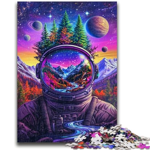 Puzzle für Teenager, 1000 Teile, Astronauten-Berge, Stressabbau, schwierige Herausforderung, geeignet als Schreibtischdekoration, 50x75cm Puzzle für Teenager, 1000 Teile, Astronauten-Berge, Stressabbau, schwierige Herausforderung, geeignet als Schreibtischdekoration, 50x75cm von LYXIANY