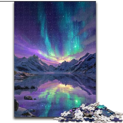 Puzzle für Teenager, 1000 Teile, Aurora, lehrreich, ganze Familie (Größe 26x38cm) von LYXIANY