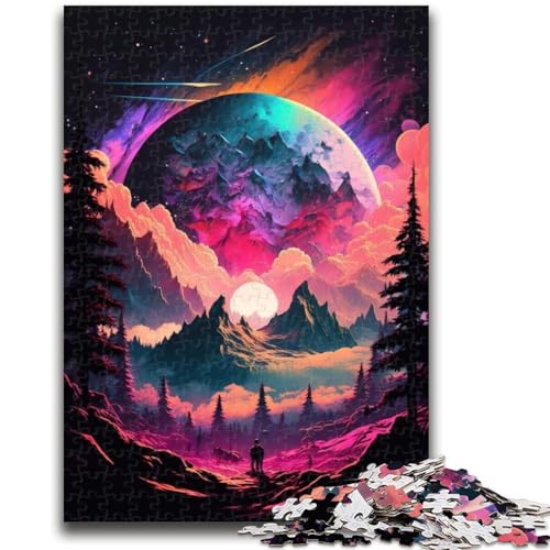 Puzzle für Teenager, 1000 Teile, Außerirdischer Planet, geeignet für Kinder ab 14 Jahren, anspruchsvolles Spiel, tolles Geschenk zum Spielen, 38x26cm von LYXIANY