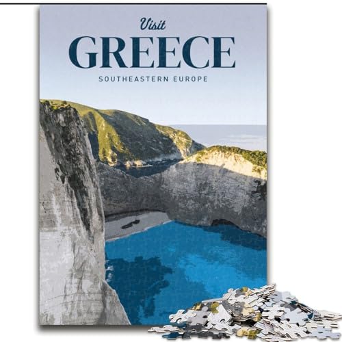 Puzzle für Teenager, 1000 Teile, Besuchen Sie Griechenland, Spielzeug, Lernspiele, Stressabbau, tolle Geschenke und Spielzeuge, 38x26cm Puzzle für Teenager, 1000 Teile, Besuchen Sie Griechenland, Spielzeug, Lernspiele, Stressabbau, tolle Geschenke und Spielzeuge, 38x26cm von LYXIANY