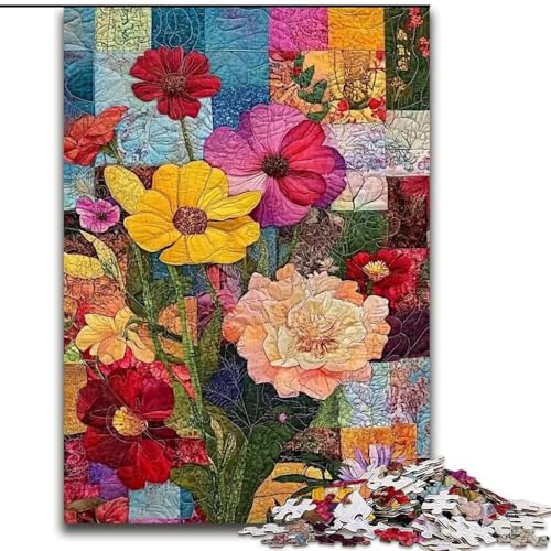 Puzzle für Teenager, 1000 Teile, Blumenkunst, Lernspiele, Heimdekoration, Lernspiel für Geburtstag, Weihnachten, 26x38cm Puzzle für Teenager, 1000 Teile, Blumenkunst, Lernspiele, Heimdekoration, Lernspiel für Geburtstag, Weihnachten, 26x38cm von LYXIANY