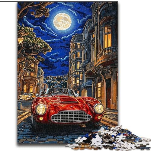 Puzzle für Teenager, 1000 Teile, Cooler Sportwagen, Spielzeug, Denkspiel, stärkt die Liebe zwischen Paaren, für Kinder ab 14 Jahren (Größe 26x38cm) von LYXIANY