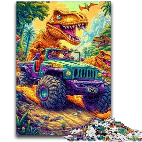 Puzzle für Teenager, 1000 Teile, Dinosaurier, geeignet für Kinder ab 14 Jahren, anspruchsvolles Spiel, tolles Geschenk zum Spielen, 50x75cm von LYXIANY