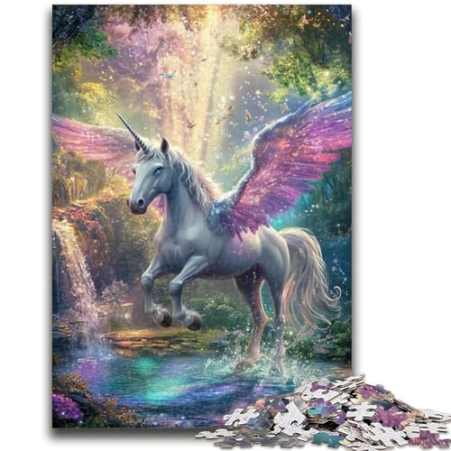 Puzzle für Teenager, 1000 Teile, Einhorn-Engel, geeignet für Kinder ab 14 Jahren, anspruchsvolles Spiel, tolles Geschenk zum Spielen, 50x75cm Puzzle für Teenager, 1000 Teile, Einhorn-Engel, geeignet für Kinder ab 14 Jahren, anspruchsvolles Spiel, tolles Geschenk zum Spielen, 50x75cm von LYXIANY