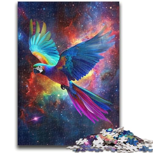 Puzzle für Teenager, 1000 Teile, Galaxie-Papagei, Familienspiel, Stressabbau, schwierige Herausforderung, Wichtelgeschenke, 50x75cm Puzzle für Teenager, 1000 Teile, Galaxie-Papagei, Familienspiel, Stressabbau, schwierige Herausforderung, Wichtelgeschenke, 50x75cm von LYXIANY