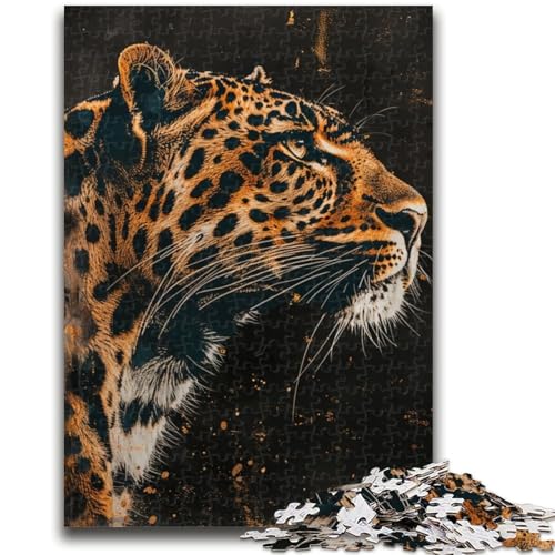 Puzzle für Teenager, 1000 Teile, Gepard, anspruchsvolles Spiel und Familienspiel, Lernspiel für Geburtstag, Weihnachten, 50x75cm von LYXIANY