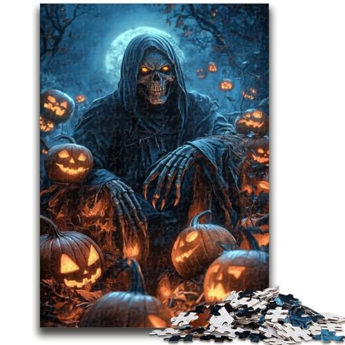 Puzzle für Teenager, 1000 Teile, Halloween-Skelett, Familienunterhaltungsspielzeug, Lernspiel für Geburtstag, Weihnachten, für Kinder ab 14 Jahren, 50x75cm Puzzle für Teenager, 1000 Teile, Halloween-Skelett, Familienunterhaltungsspielzeug, Lernspiel für Geburtstag, Weihnachten, für Kinder ab 14 Jahren, 50x75cm von LYXIANY