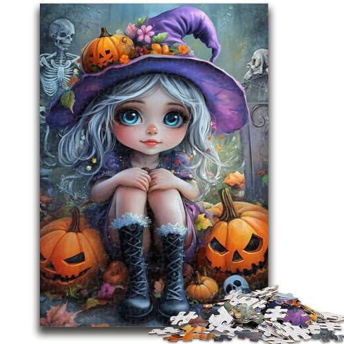 Puzzle für Teenager, 1000 Teile, Halloween-Spielzeug für Mädchen, Lernspiele, Stressabbau, geeignet für die Schreibtischdekoration, 26x38cm von LYXIANY