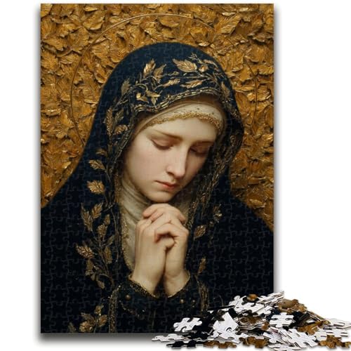 Puzzle für Teenager, 1000 Teile, Heiliger, EIN Buntglas-Denkspiel, Wanddekoration, einzigartige Geburtstags, 38x26cm Puzzle für Teenager, 1000 Teile, Heiliger, EIN Buntglas-Denkspiel, Wanddekoration, einzigartige Geburtstags, 38x26cm von LYXIANY