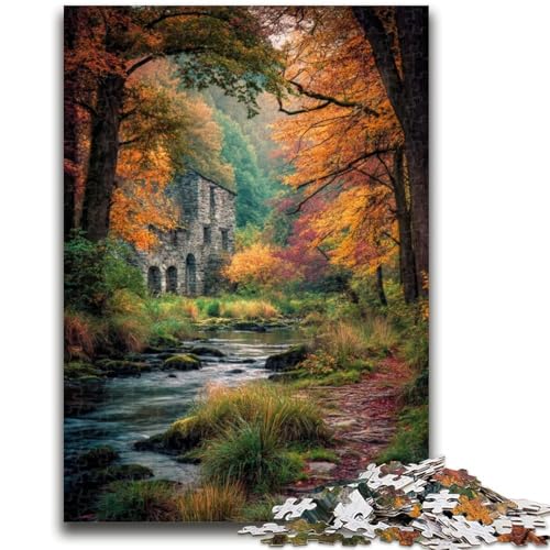 Puzzle für Teenager, 1000 Teile, Herbstwald, für Kinder ab 14 Jahren, schönes Design-Spiel, schönes Design-Spiel, tolles Geschenk, 50x75cm Puzzle für Teenager, 1000 Teile, Herbstwald, für Kinder ab 14 Jahren, schönes Design-Spiel, schönes Design-Spiel, tolles Geschenk, 50x75cm von LYXIANY
