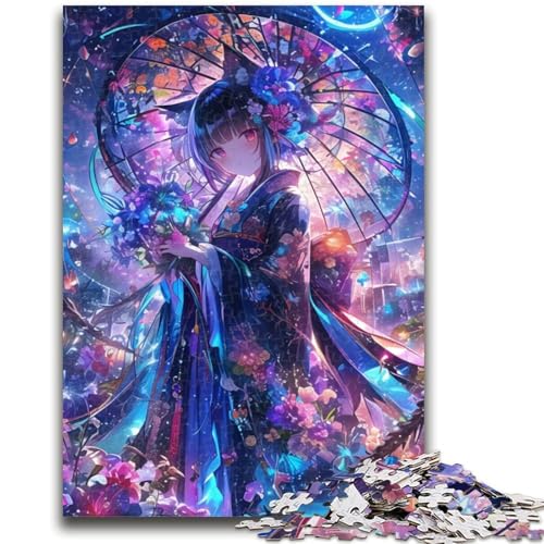 Puzzle für Teenager, 1000 Teile, Japanisches Anime-Mädchen, hilft dem Gehirn, süchtig machendes Spielzeug zu trainieren, um Geduld zu fördern, perfekte Dekoration, 50x75cm Puzzle für Teenager, 1000 Teile, Japanisches Anime-Mädchen, hilft dem Gehirn, süchtig machendes Spielzeug zu trainieren, um Geduld zu fördern, perfekte Dekoration, 50x75cm von LYXIANY
