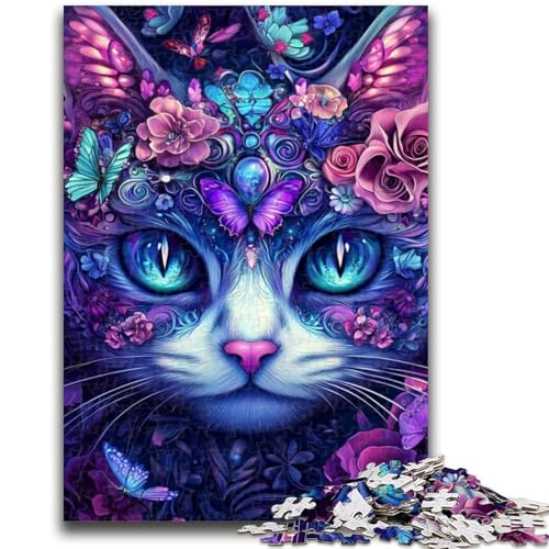 Puzzle für Teenager, 1000 Teile, Katzenkunst, Lernspiele, Heimdekoration, Lernspiel für Geburtstag, Weihnachten, 26x38cm Puzzle für Teenager, 1000 Teile, Katzenkunst, Lernspiele, Heimdekoration, Lernspiel für Geburtstag, Weihnachten, 26x38cm von LYXIANY