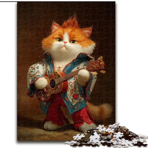 Puzzle für Teenager, 1000 Teile, Kunstkatze, Spielzeug, Lernspiele, Stressabbau, tolle Geschenke und Spielzeuge, 26x38cm von LYXIANY