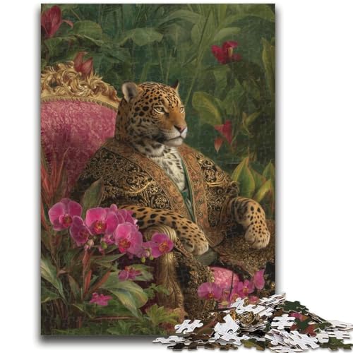 Puzzle für Teenager, 1000 Teile, Leopard, anspruchsvolles Spiel und Familienspiel, ganze Familie, 50x75cm Puzzle für Teenager, 1000 Teile, Leopard, anspruchsvolles Spiel und Familienspiel, ganze Familie, 50x75cm von LYXIANY