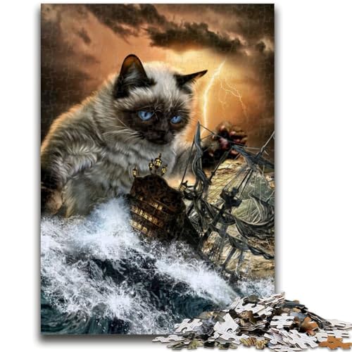 Puzzle für Teenager, 1000 Teile, Monster, Titan, Katze, Kraken, pädagogisches Familienspiel, Wanddekoration, einzigartige Geburtstags, 50x75cm Puzzle für Teenager, 1000 Teile, Monster, Titan, Katze, Kraken, pädagogisches Familienspiel, Wanddekoration, einzigartige Geburtstags, 50x75cm von LYXIANY