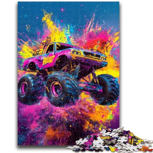 Puzzle für Teenager, 1000 Teile, Mountainbike, geeignet für Kinder ab 14 Jahren, anspruchsvolles Spiel, tolles Geschenk zum Spielen, 50x75cm von LYXIANY