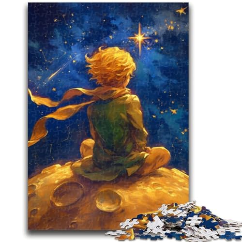 Puzzle für Teenager, 1000 Teile, Nachthimmel, Der Kleine Prinz, Spielzeug, Lernspiele, Stressabbau, Geeignet für die Schreibtischdekoration, 50x75cm Puzzle für Teenager, 1000 Teile, Nachthimmel, Der Kleine Prinz, Spielzeug, Lernspiele, Stressabbau, Geeignet für die Schreibtischdekoration, 50x75cm von LYXIANY