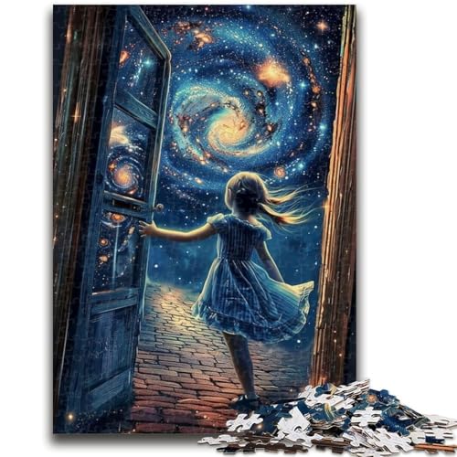 Puzzle für Teenager, 1000 Teile, Nachthimmel, kleines Mädchen, Lernspiele, Heimdekoration, Lernspiel für Geburtstag, Weihnachten, 26x38cm Puzzle für Teenager, 1000 Teile, Nachthimmel, kleines Mädchen, Lernspiele, Heimdekoration, Lernspiel für Geburtstag, Weihnachten, 26x38cm von LYXIANY