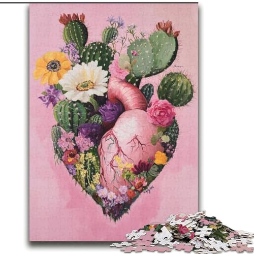 Puzzle für Teenager, 1000 Teile, Pflanzenherz, Lernspiele, Heimdekoration, Lernspiel für Geburtstag, Weihnachten, 38x52cm Puzzle für Teenager, 1000 Teile, Pflanzenherz, Lernspiele, Heimdekoration, Lernspiel für Geburtstag, Weihnachten, 38x52cm von LYXIANY