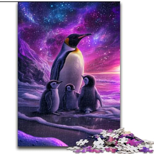 Puzzle für Teenager, 1000 Teile, Pinguine unter der Aurora, anspruchsvolles Spiel und Familienspiel, Eltern-Kind-Interaktion, 50x75cm Puzzle für Teenager, 1000 Teile, Pinguine unter der Aurora, anspruchsvolles Spiel und Familienspiel, Eltern-Kind-Interaktion, 50x75cm von LYXIANY
