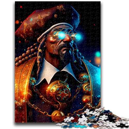 Puzzle für Teenager, 1000 Teile, Piratenkapitän, anspruchsvolles Spiel und Familienspiel, Lernspiel für Geburtstag, Weihnachten, 26x38cm von LYXIANY