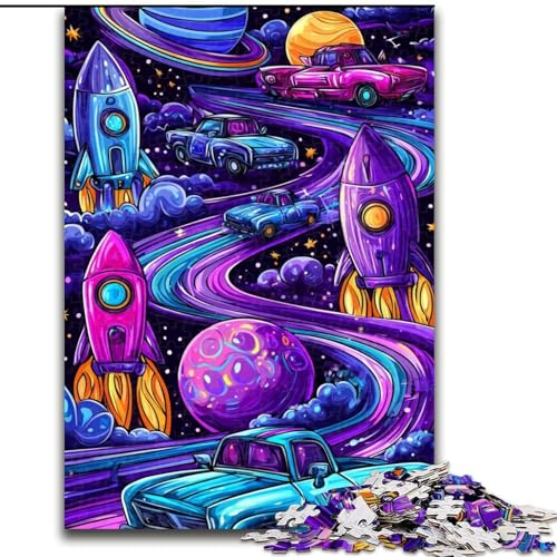 Puzzle für Teenager, 1000 Teile, Rakete, Spielzeug, Lernspiele, Stressabbau, tolle Geschenke und Spielzeuge, 38x26cm Puzzle für Teenager, 1000 Teile, Rakete, Spielzeug, Lernspiele, Stressabbau, tolle Geschenke und Spielzeuge, 38x26cm von LYXIANY