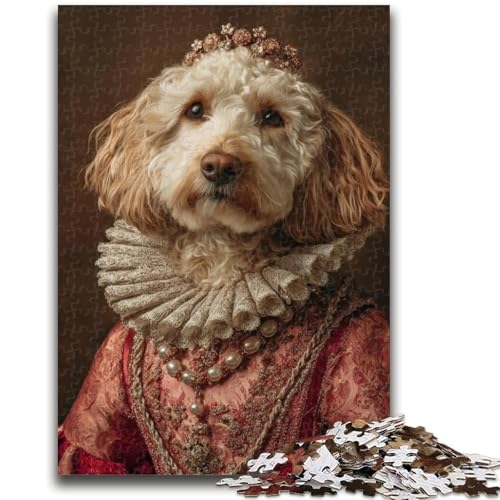 Puzzle für Teenager, 1000 Teile, Retro-Hund, geeignet für Kinder ab 14 Jahren, anspruchsvolles Spiel, tolles Geschenk zum Spielen, 38x26cm von LYXIANY