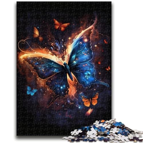 Puzzle für Teenager, 1000 Teile, Schmetterling, geeignet für Kinder ab 14 Jahren, anspruchsvolles Spiel, tolles Geschenk zum Spielen, 50x75cm von LYXIANY