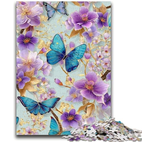 Puzzle für Teenager, 1000 Teile, Schmetterlingskunst, geeignet für Kinder ab 14 Jahren, anspruchsvolles Spiel, tolles Geschenk zum Spielen, 38x26cm von LYXIANY