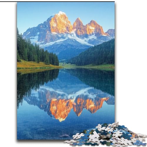Puzzle für Teenager, 1000 Teile, Schöne Berge und Seen, Lernpuzzle, ganze Familie, 50x75cm Puzzle für Teenager, 1000 Teile, Schöne Berge und Seen, Lernpuzzle, ganze Familie, 50x75cm von LYXIANY