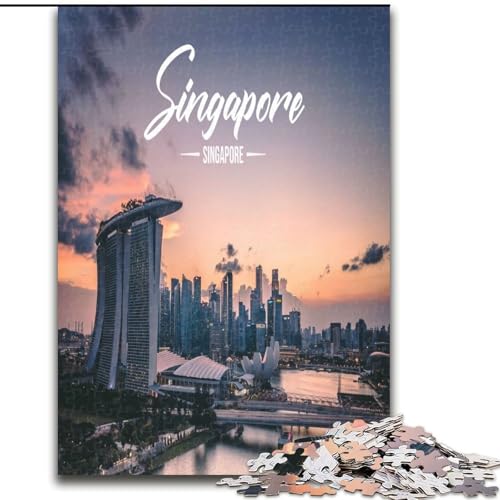 Puzzle für Teenager, 1000 Teile, Singapur, Spielzeug, Lernspiele, Stressabbau, tolle Geschenke und Spielzeuge, 50x75cm Puzzle für Teenager, 1000 Teile, Singapur, Spielzeug, Lernspiele, Stressabbau, tolle Geschenke und Spielzeuge, 50x75cm von LYXIANY