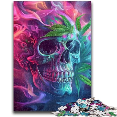 Puzzle für Teenager, 1000 Teile, Skelett, anspruchsvolles Spiel und Familienspiel, Lernspiel für Geburtstag, Weihnachten, 26x38cm von LYXIANY