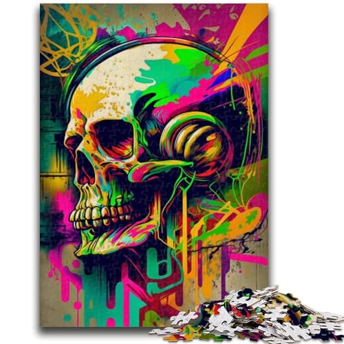 Puzzle für Teenager, 1000 Teile, Skelette malen, Herausforderung für die Gehirnintelligenz, süchtig machendes Spielzeug, lustiges Geschenk für Kinder ab 14 Jahren, 50x75cm Puzzle für Teenager, 1000 Teile, Skelette malen, Herausforderung für die Gehirnintelligenz, süchtig machendes Spielzeug, lustiges Geschenk für Kinder ab 14 Jahren, 50x75cm von LYXIANY