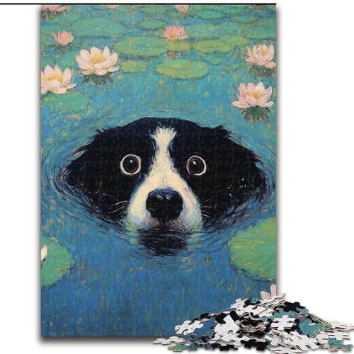 Puzzle für Teenager, 1000 Teile, Teichhund, Lernspiele, Heimdekoration, Lernspiel für Geburtstag, Weihnachten, 50x75cm von LYXIANY