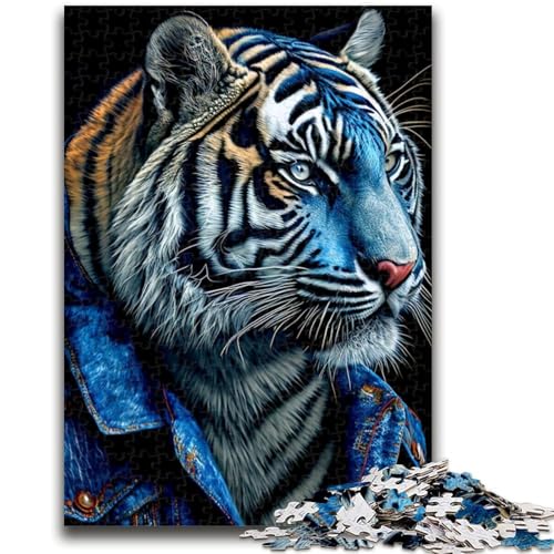 Puzzle für Teenager, 1000 Teile, Tiger, pädagogisches Spielzeug zum Stressabbau, Eltern-Kind-Interaktion für Kinder ab 14 Jahren, 50x75cm von LYXIANY