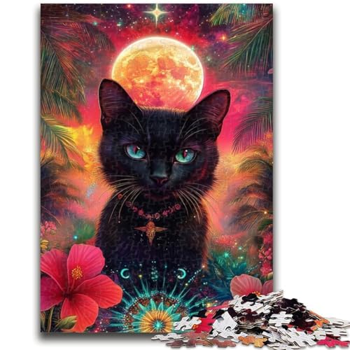 Puzzle für Teenager, 1000 Teile, Traumkatze, anspruchsvolles Spiel und Familienspiel, Lernspiel für Geburtstag, Weihnachten, 50x75cm von LYXIANY
