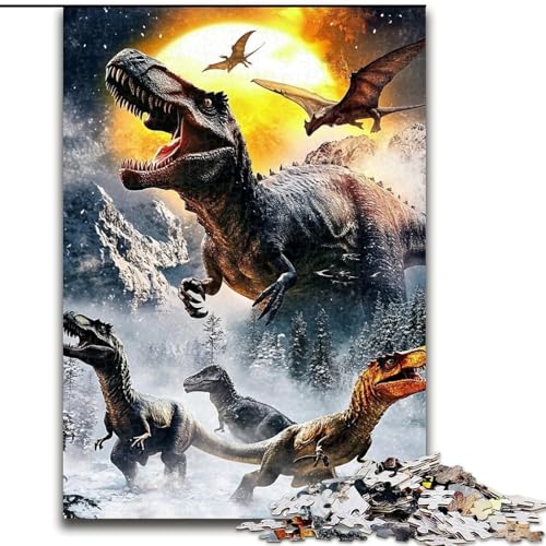 Puzzle für Teenager, 1000 Teile, Tyrannosaurus, Spielzeug, Lernspiele, Stressabbau, tolle Geschenke und Spielzeuge, 38x26cm Puzzle für Teenager, 1000 Teile, Tyrannosaurus, Spielzeug, Lernspiele, Stressabbau, tolle Geschenke und Spielzeuge, 38x26cm von LYXIANY
