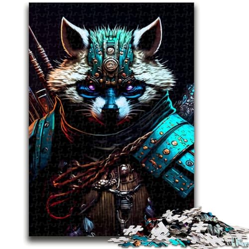 Puzzle für Teenager, 1000 Teile, Waschbär, anspruchsvolles Spiel und Familienspiel, Lernspiel für Geburtstag, Weihnachten, 50x75cm von LYXIANY