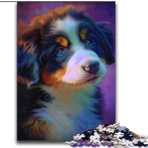 Puzzle für Teenager, 1000 Teile, Welpe, Spielzeug, Lernspiele, Stressabbau, einzigartige Heimdekoration und Geschenke, 38x52cm Puzzle für Teenager, 1000 Teile, Welpe, Spielzeug, Lernspiele, Stressabbau, einzigartige Heimdekoration und Geschenke, 38x52cm von LYXIANY