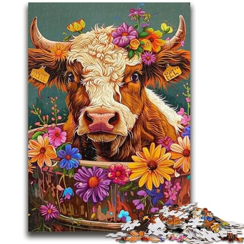 Puzzle für Teenager, 1000 Teile, Yak, geeignet für Kinder ab 14 Jahren, anspruchsvolles Spiel, tolles Geschenk zum Spielen, 38x26cm von LYXIANY