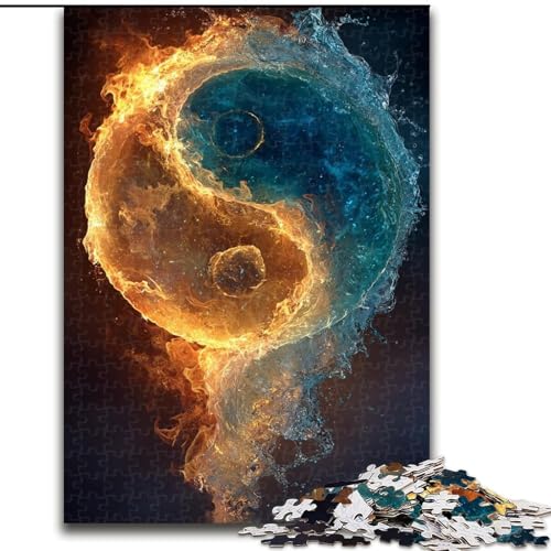 Puzzle für Teenager, 1000 Teile, Yin und Yang, Spielzeug, Lernspiele, Stressabbau, Eltern-Kind-Interaktion (Größe 26x38cm) von LYXIANY