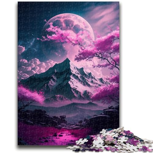Puzzle für Teenager, 1000 Teile, japanische Kirschblüten, geeignet für Kinder ab 14 Jahren, anspruchsvolles Spiel, tolles Geschenk zum Spielen, 38x26cm von LYXIANY
