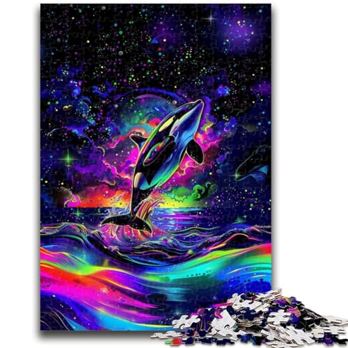 Puzzle für Teenager, 1000 Teile, kosmischer Wal, geeignet für Kinder ab 14 Jahren, anspruchsvolles Spiel, tolles Geschenk zum Spielen, 38x26cm Puzzle für Teenager, 1000 Teile, kosmischer Wal, geeignet für Kinder ab 14 Jahren, anspruchsvolles Spiel, tolles Geschenk zum Spielen, 38x26cm von LYXIANY