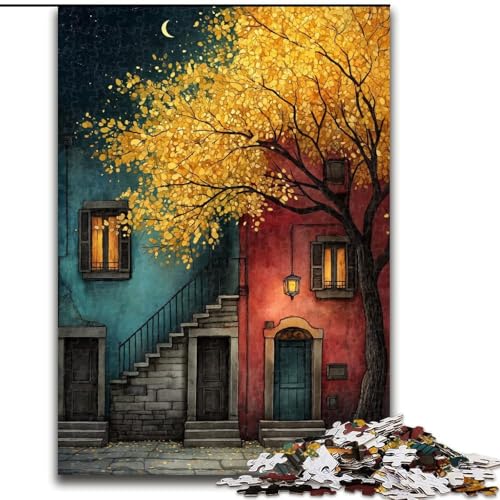 Puzzle für Teenager, 1000 Teile, wunderschöne Berge und Seen, Spielzeug, Lernspiele, stressabbauende Künstlersammlung, bildende Kunst, 38x26cm von LYXIANY