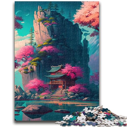 Puzzle für Teenager, 1000 japanische Tempel, für Kinder ab 14 Jahren, Familienspiele, Weihnachtsspiele, Geschenke für Frauen, 26x38cm Puzzle für Teenager, 1000 japanische Tempel, für Kinder ab 14 Jahren, Familienspiele, Weihnachtsspiele, Geschenke für Frauen, 26x38cm von LYXIANY