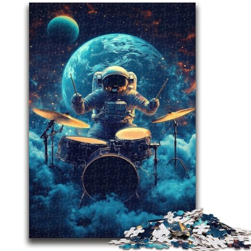 Puzzle für Teenager, 1000-teiliges Puzzle, Astronaut spielt Schlagzeug, Herausforderung für die Gehirnintelligenz, süchtig machendes Spielzeug, Geburtstagsgeschenk, Geschenke, Wandkunst, 26x38cm Puzzle für Teenager, 1000-teiliges Puzzle, Astronaut spielt Schlagzeug, Herausforderung für die Gehirnintelligenz, süchtig machendes Spielzeug, Geburtstagsgeschenk, Geschenke, Wandkunst, 26x38cm von LYXIANY